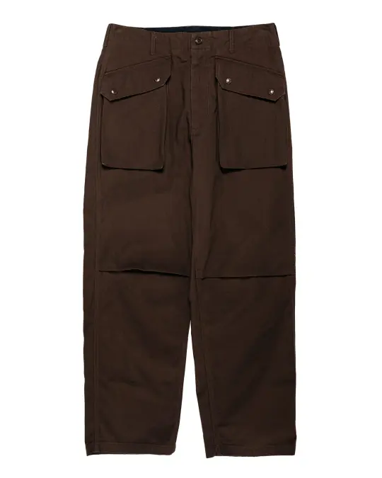 Engineered Garments Norwegian Army Pant Dark Brown Heavyweight Cotton Ripstop