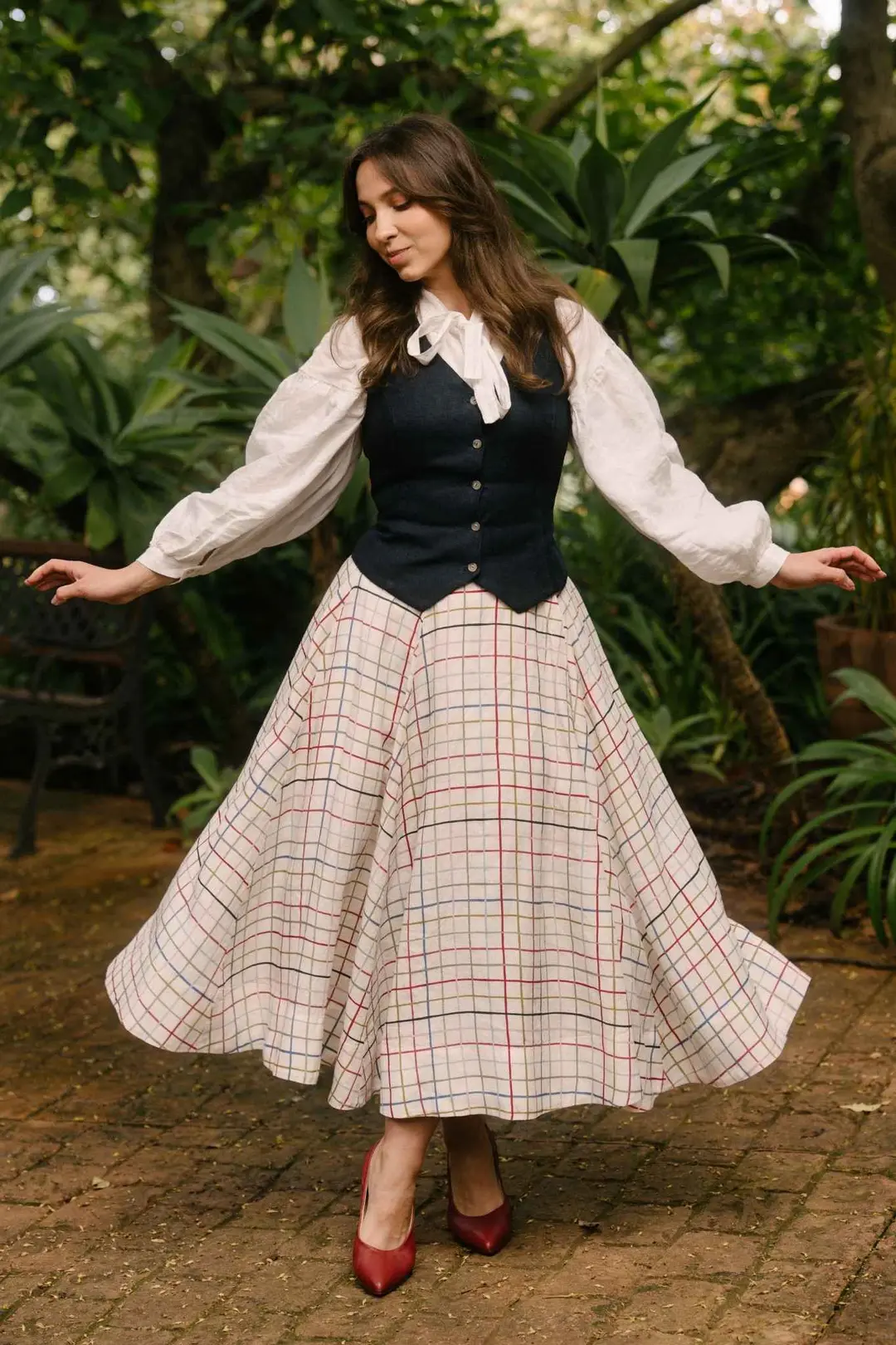 Wrap – Full-Circle Linen Skirt
