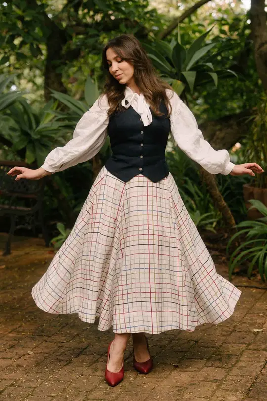 Wrap – Full-Circle Linen Skirt