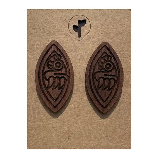 tecpatl / wood / walnut