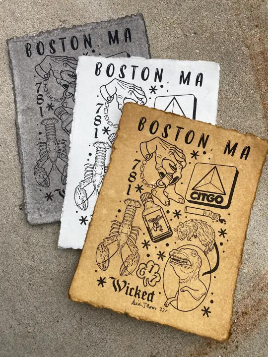 I LOVE BOSTON PRINT