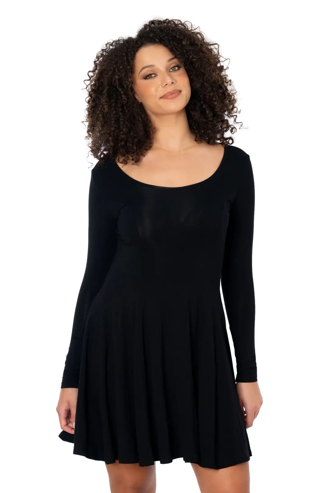 Black Long Sleeve Evil Cheerleader Dress - New Fabric