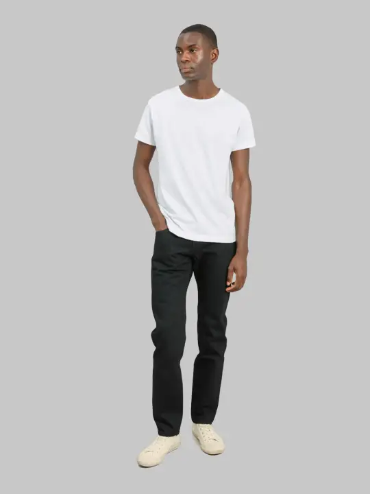 Momotaro Jeans MMJZ1301 15.7oz #300 "Classic" Slim Jeans Black