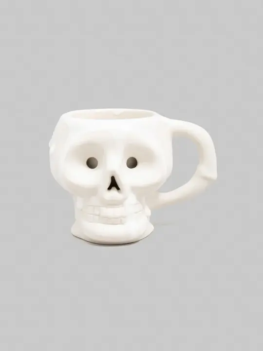 Attractions Skull Mug White