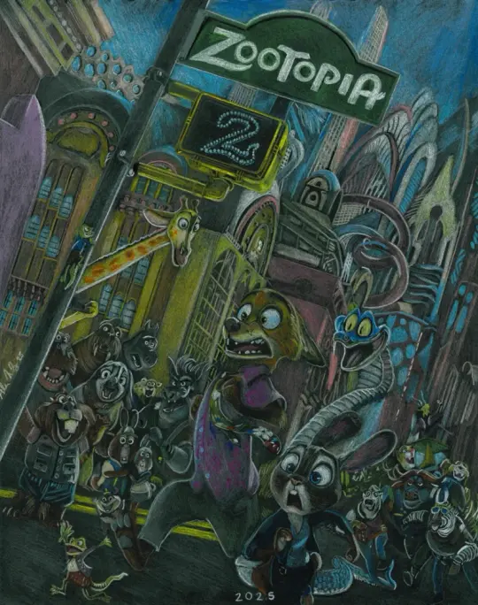 “…if no one is brave enough to do the right thing.” ZOOTOPIA 2 ART PRINT