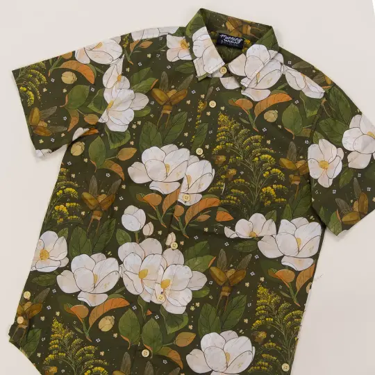 PREORDER [BUTTON DOWN SHIRT]  Magnolia & Goldenrod