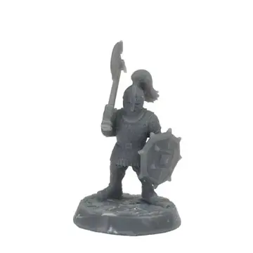 Plumed Dwarf Axeman Miniature