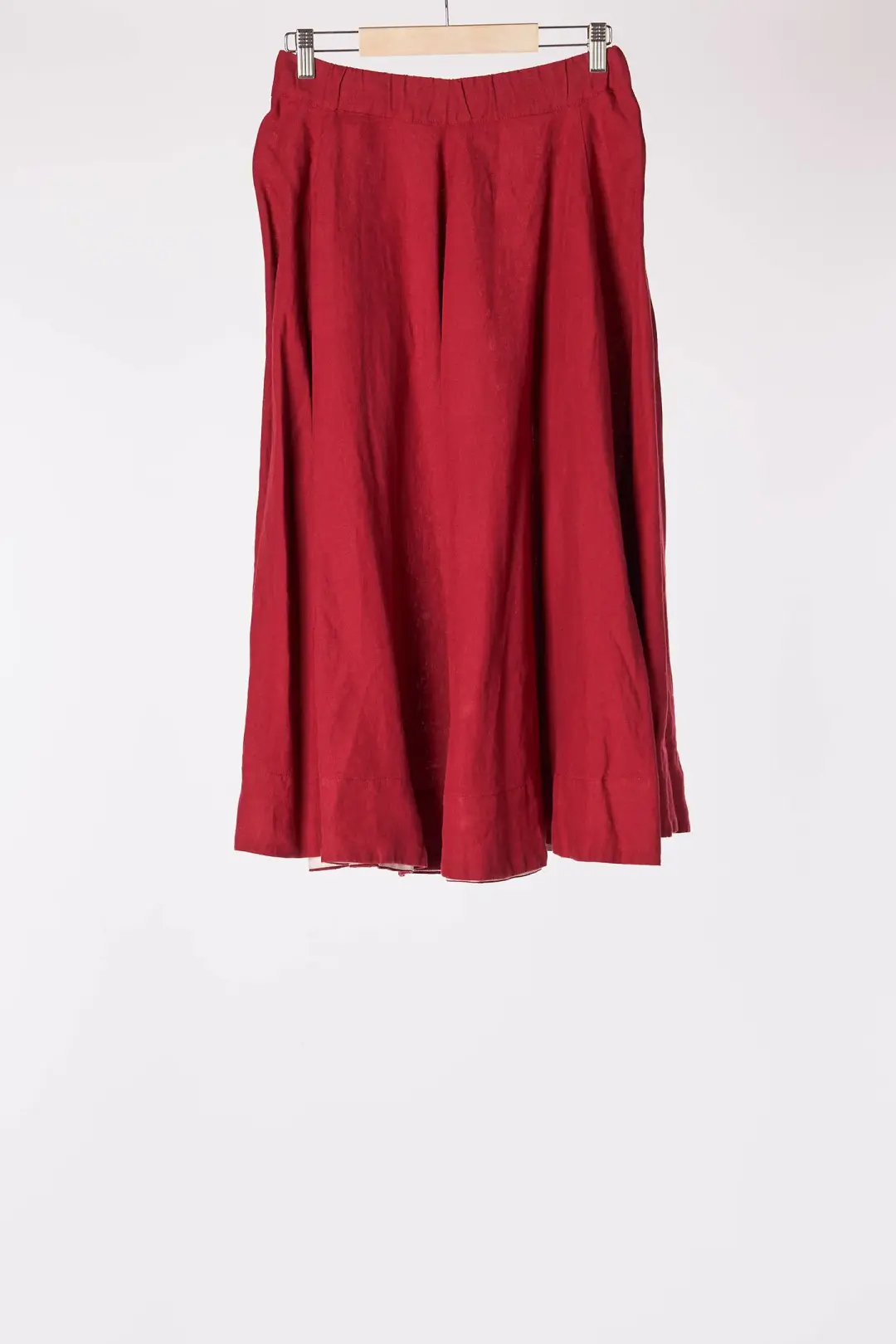 Classic Skirt, Marsala Red