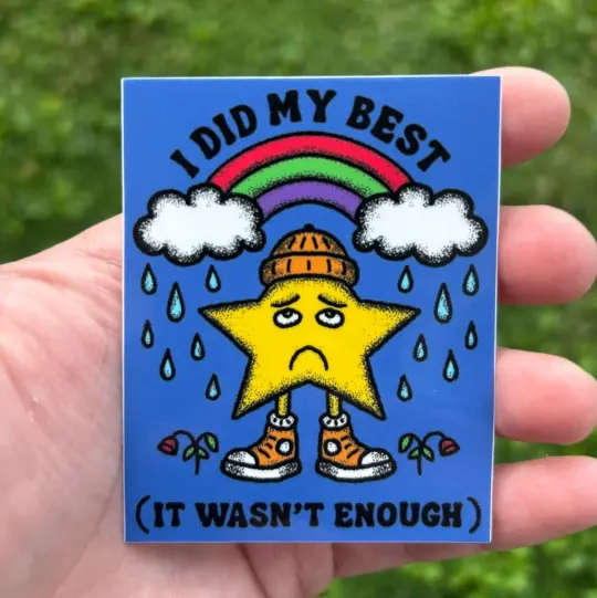 I did my best sticker
