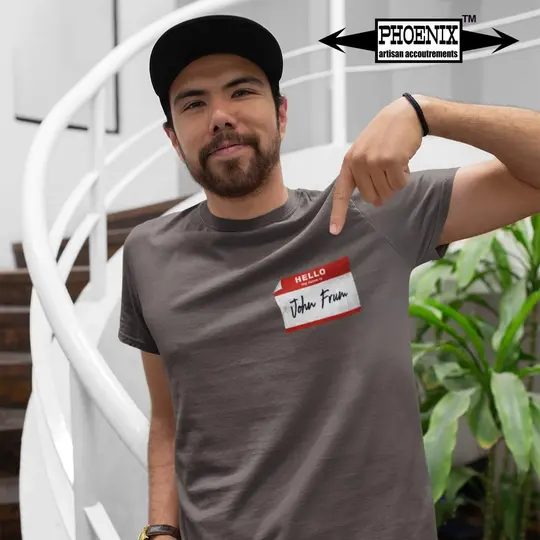 Hello My Name Is John Frum Short-Sleeve T-Shirt