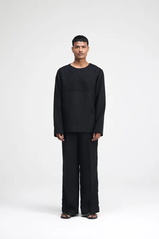 Saril Hand-Embroidered Top