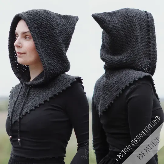 HERALD HOOD Crochet Pattern