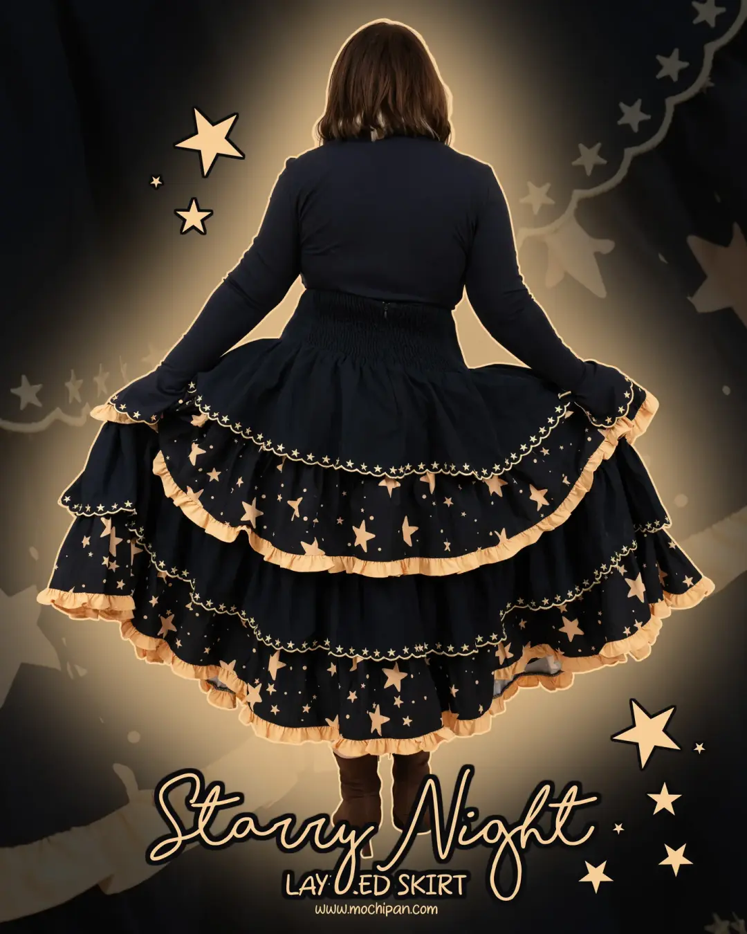 Starry Night Layered Skirt