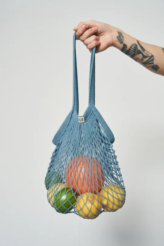 Mini Market Tote Blue
