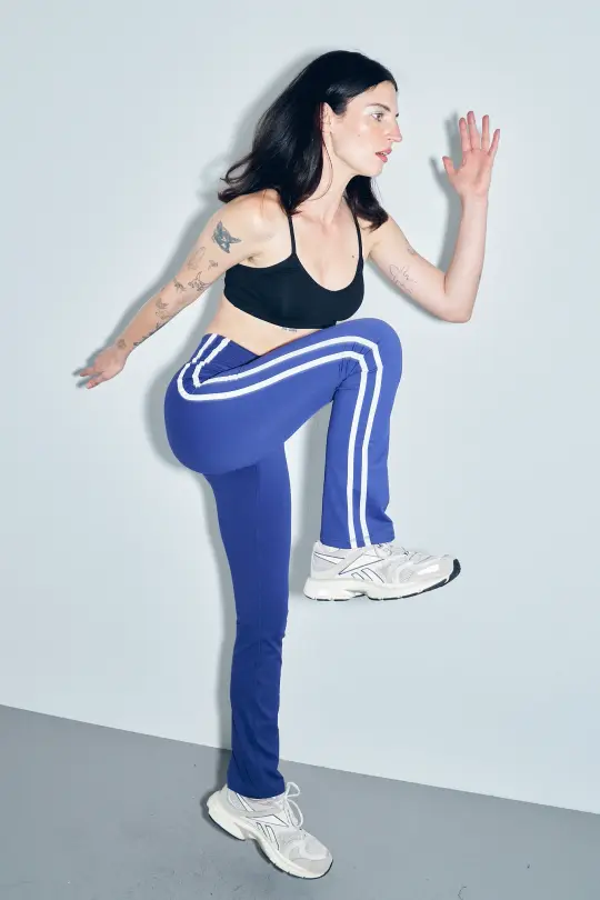 Sporty Spice Yoga Pants Navy