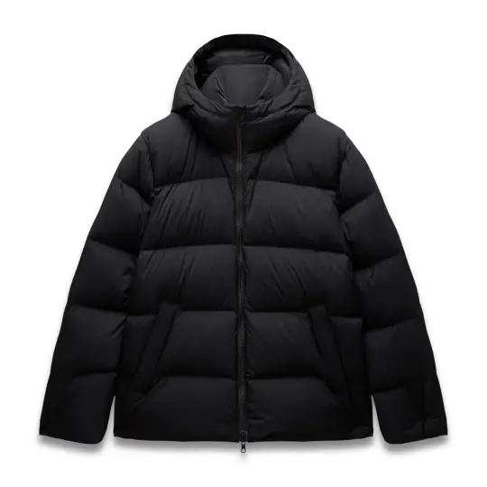 Matte Ripstop Franchise Hooded Down Jacket