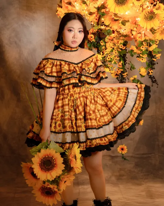 Sunflower Carousel Dress (Pre-Order CLOSED)(ESD: October 20th - 30th, 2026)
