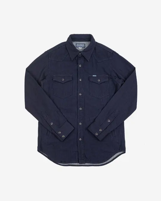 10oz Double Cloth Denim CPO Shirt - Indigo