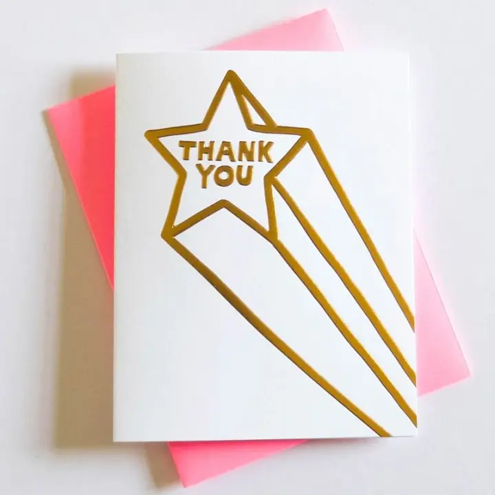 Thank You Star Card