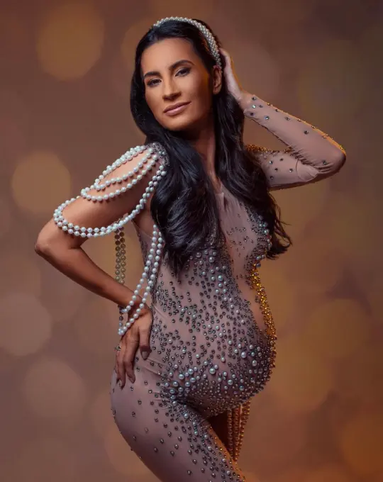 Perla crystal jumpsuit
