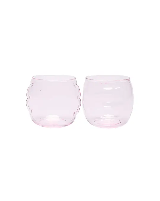 Home Studyo 'BOB' Orchid Glass