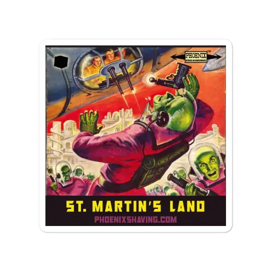 St. Martin's Land Vinyl Bubble-Free Stickers | Available in 3 Sizes!