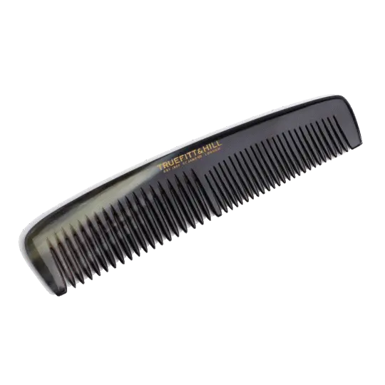Medium Double Tooth Horn Comb (6")