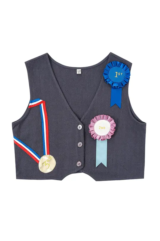 1 left - Winners Only Thick Linen Vest