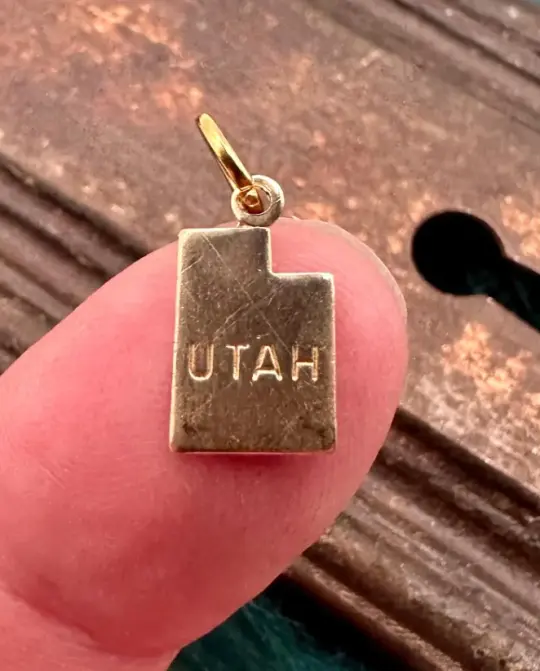 Utah State Charm | Charm Bracelet & Necklace | Custom Charm Jewelry