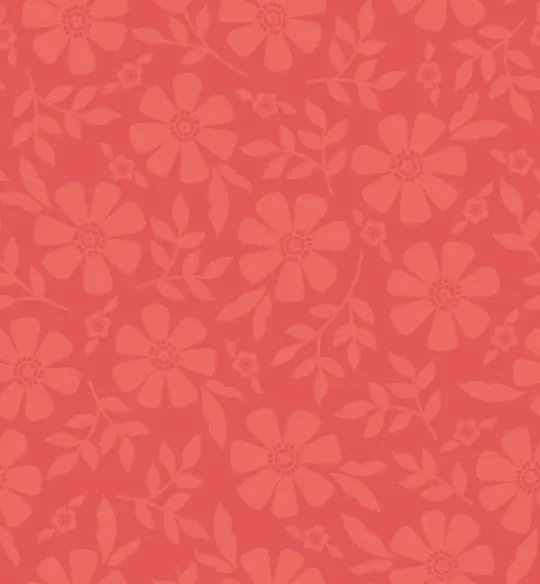 Coral Tonal Flowers from Orchard House