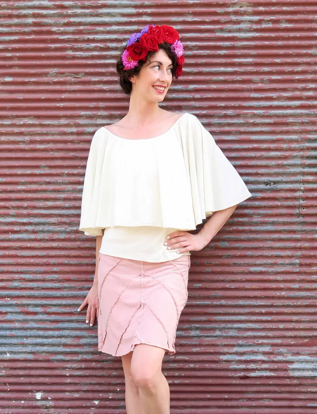 Frida Simplicity Cropped Shirt