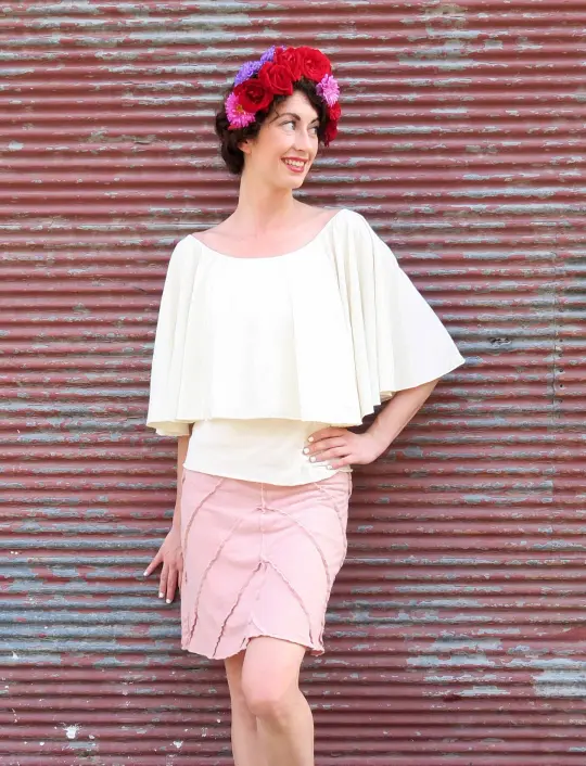 Frida Simplicity Cropped Shirt
