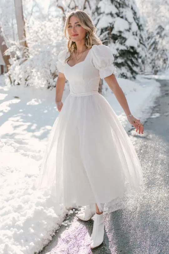 Ballerina Dress in White