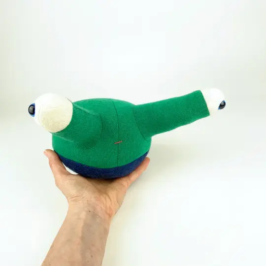 Snippet the friendly green monster plush toy