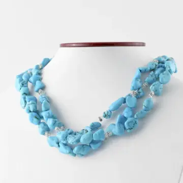 Natural Turquoise Set with Earrings