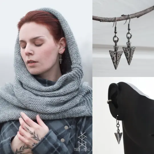 SKADI Silver Earrings