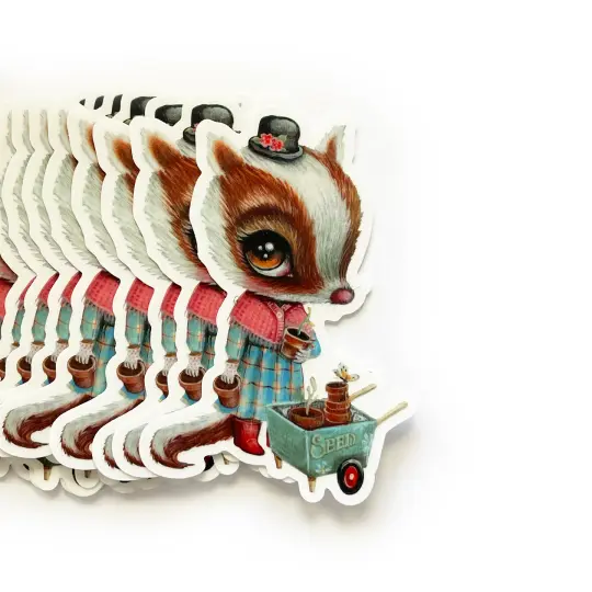 Garden Badger (Stickers)