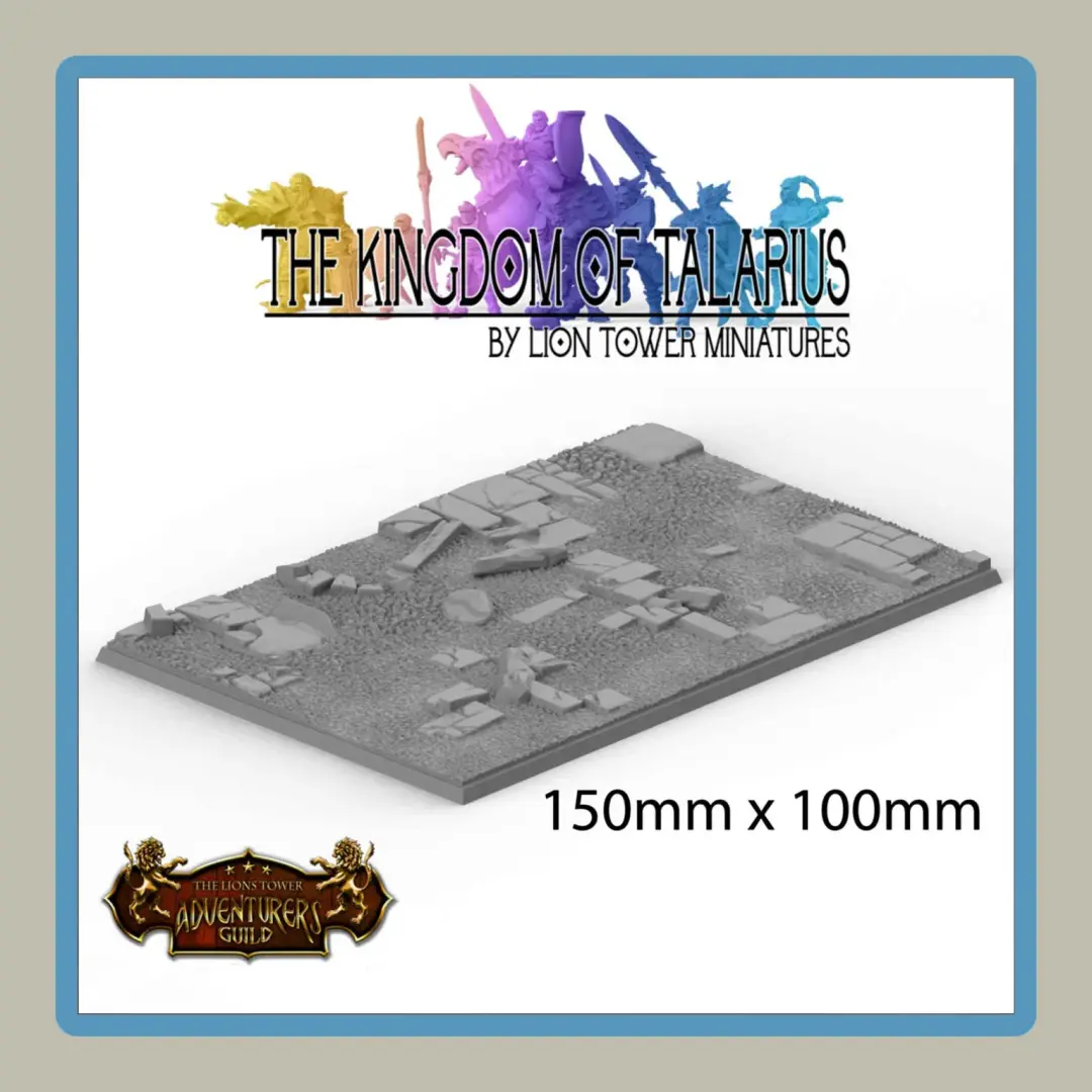 150x100mm Rectangle Base