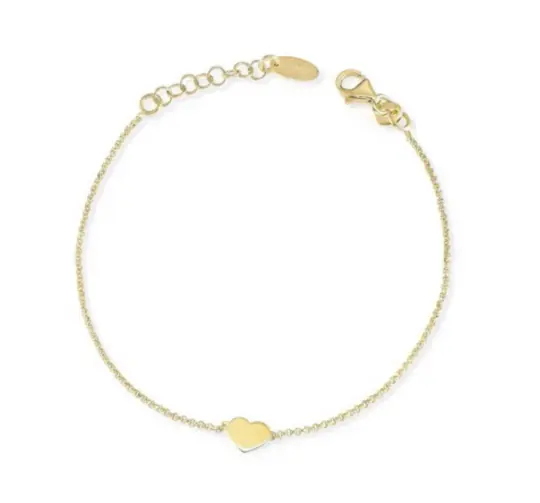 Gold Heart Bracelet