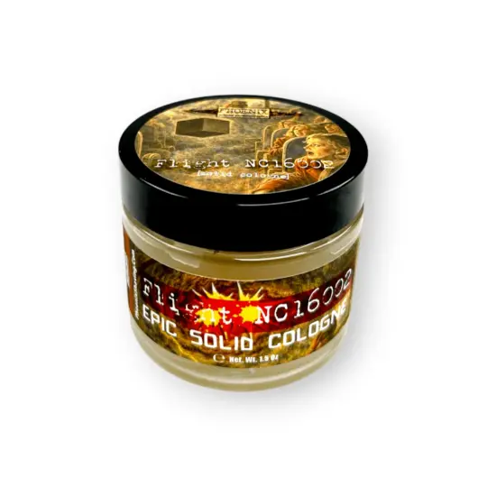 Flight NC16002 Solid Cologne | Contains Prickly Pear Oil | A High Strangeness Homage!