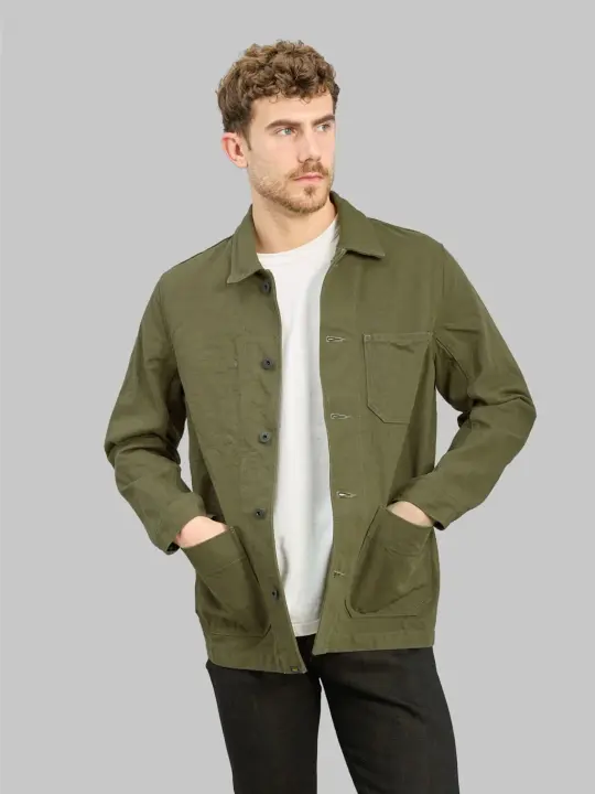 ONI Denim 03100-HOX-OLG 14oz "Heavy Oxford Olive Green" Coverall