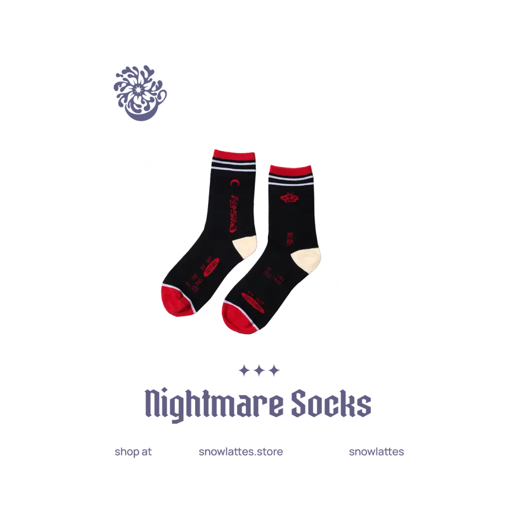 [🇺🇸US ONLY] Dream Sequence Socks - Nightmare