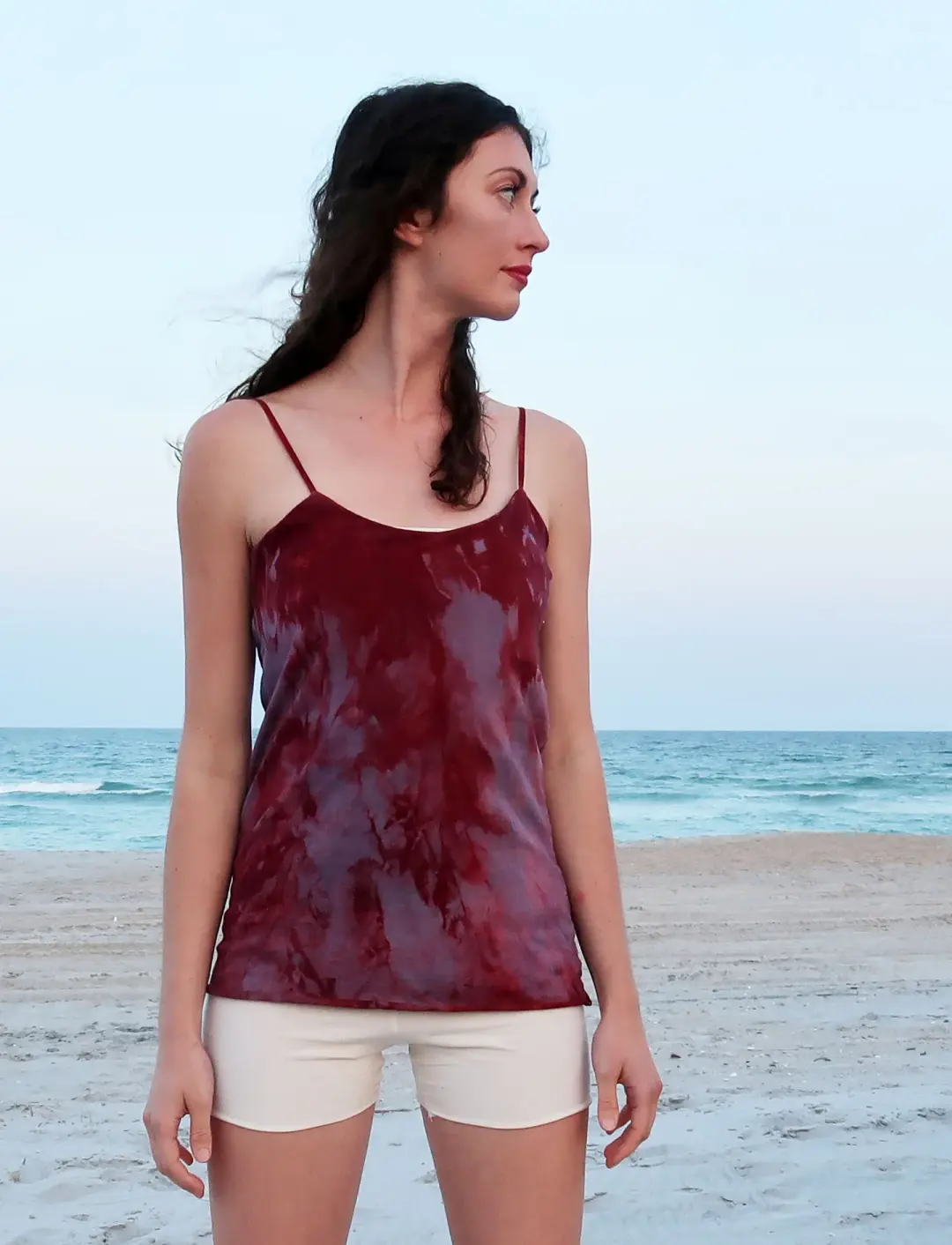 Adjustable Strap Built In Bra Simplicity Shirt