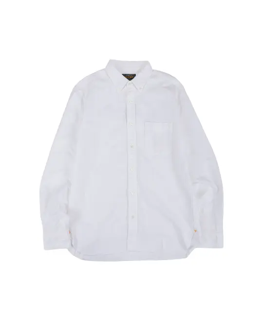 Beams Plus B.D. Oxford White