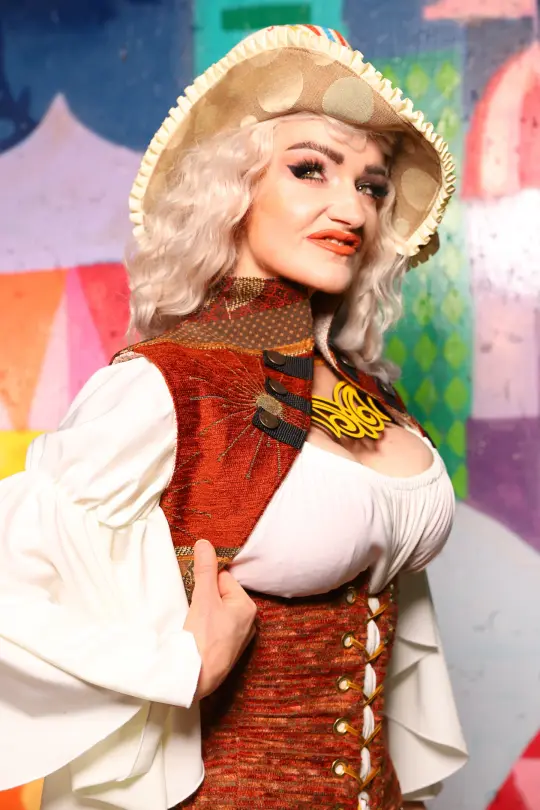 Sgt Pepper Vest in Wandering Sun Patchwork - The World of Laughter and Hopes Collection