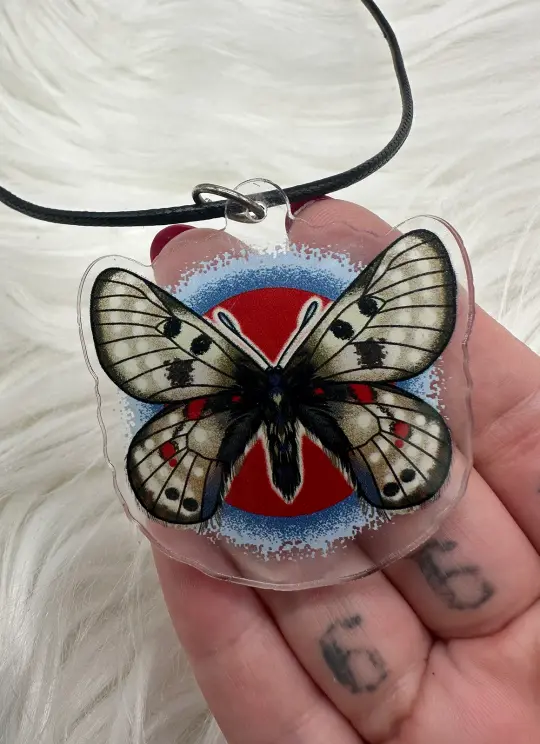 Necklace (Apollo Butterfly)