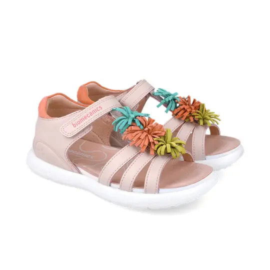 Bioevolution Triple Suede Pom Sandals