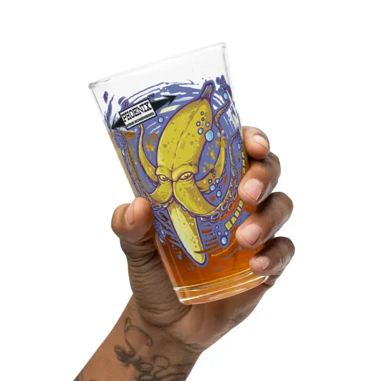 The Epic Rabid Banana Pint Glass