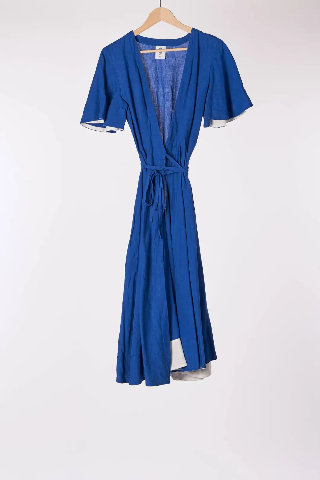 Wrap Dress, Butterfly Sleeve, Royal Blue