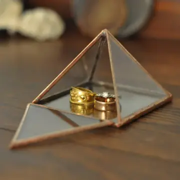 Glass Pyramid Display Box, small